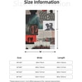 thumbnail image 4 of Flannel Blanket Twenty and One Music Pilots Nap Blanket Air Conditioning Blankets Couch Bed Office Blankets Soft and Cozy 40"X30", 4 of 6