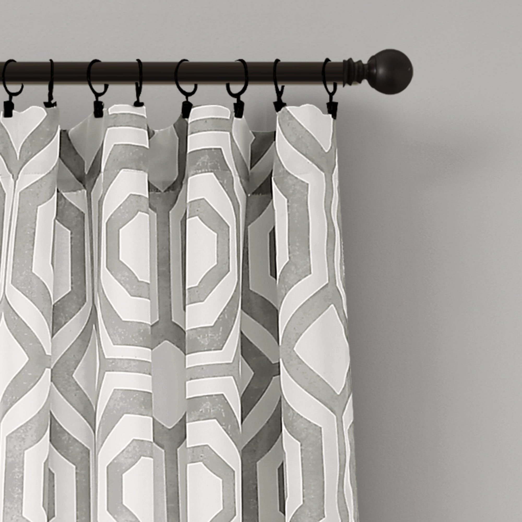 Octagon Blocks Room Darkening Window Curtain Set Walmart Com