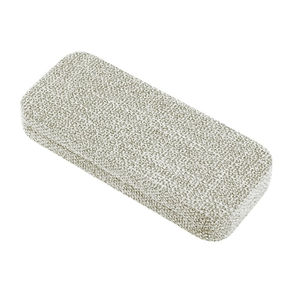 Unique Bargains Burlap Eyeglasses Case Portable Eyeglasses Storage 6.5"x2.56"x1.18" Gray