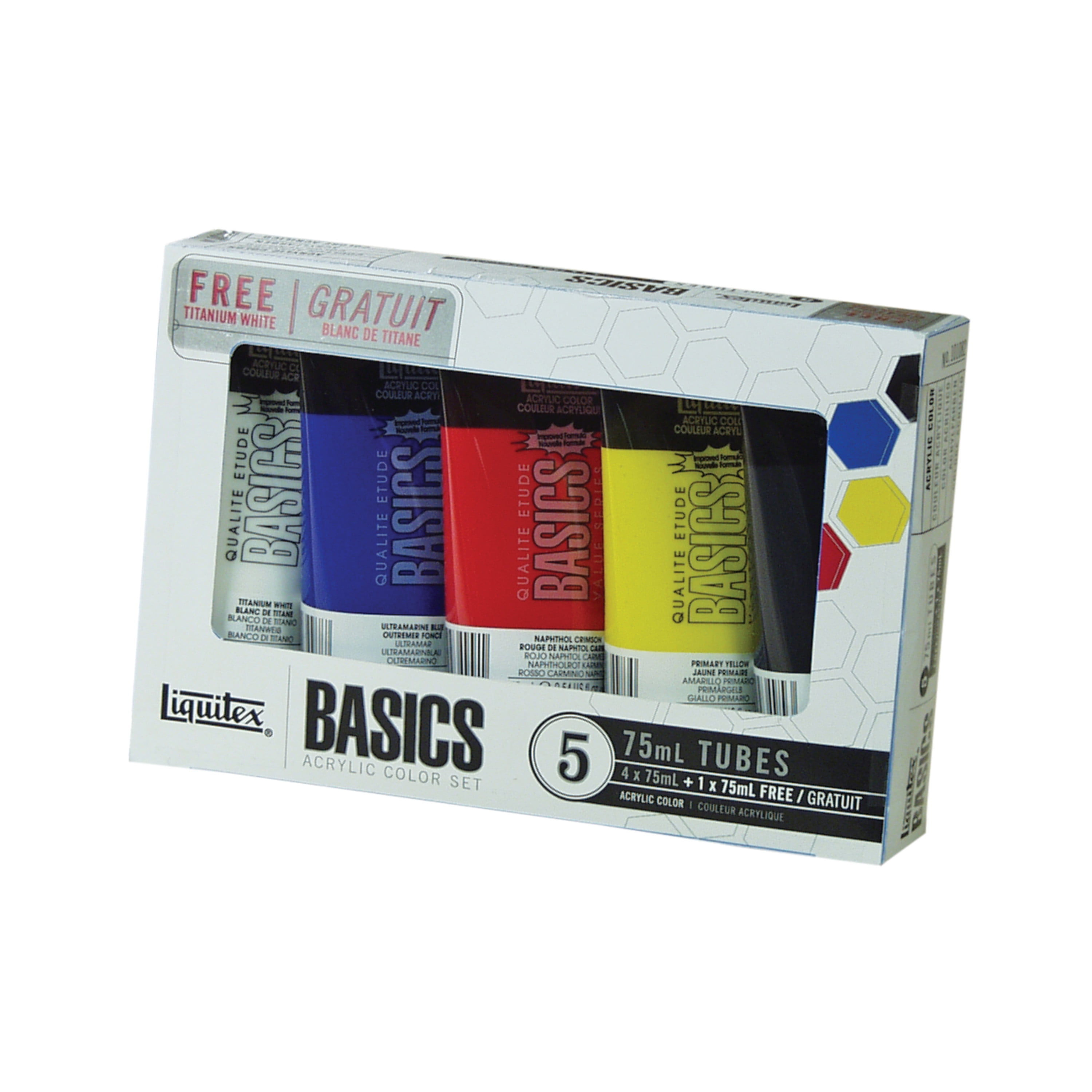 Liquitex BASICS Acrylic Color Value Set, 5-Colors - Walmart.com
