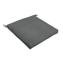 Sorra Home Charcoal Grey Indoor/Outdoor Cushion, Bristol