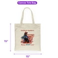 thumbnail image 5 of Republican Doberman Pinscher Making Woof Count Election 2024 Canvas Tote Bag Doberman Dog Lover Gifts Reusable Shopping Grocery Bag - 01002, 5 of 5