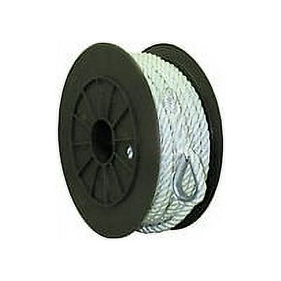 Seachoice Boat Anchor Rope, Double-Braid, Nylon, Achor Line, 3/8 In. X 100 Ft., Yellow