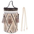thumbnail image 1 of Moda Mujeres Sling Bag Mano-tejido Mensajero Bolsas Bohemia Bolso Bolso, 1 of 6