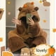 thumbnail image 2 of Capybara-Pijama de felpa gruesa para adultos y niños, mono marrón, mono esponjoso, terciopelo Coral, ropa para el hogar, Primavera, 2 of 5