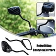 thumbnail image 2 of Motorcycle Skeleton Skull Hand Claw Shadow Rearview 10mm Mirror Side 8mm Z0H3, 2 of 9