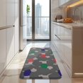 thumbnail image 4 of Dachshund Footprint Kitchen Rug Mat,Kitchen Runner Rugs Non Skid Washable,Decorative Kitchen Floor Mats for Kitchen,Sink,Laundry,17"x47.2", 4 of 7