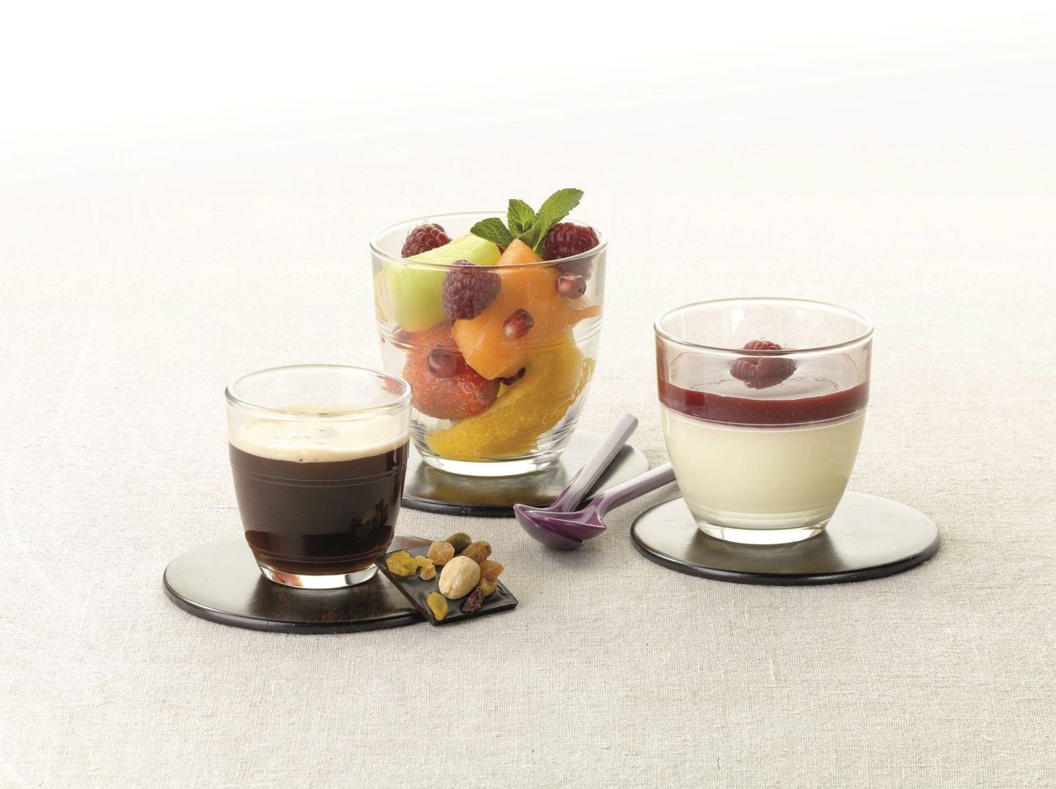 Coupe transparente de Gigogne de Duralex