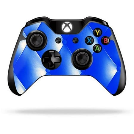 MightySkins MIXBONCO-Blue Upholstery Skin Decal Wrap for Microsoft Xbox One & One S Controller Sticker - Blue Upholstery