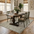 thumbnail image 4 of Lahome Washable 5'x7' Area Rug, Beige Vintage Floral Rugs for Living Room, Non-Slip Soft Low Pile Botanical Carpet with Birds for Bedroom Dining Room Office Decor, Neutral Beige, 4 of 12
