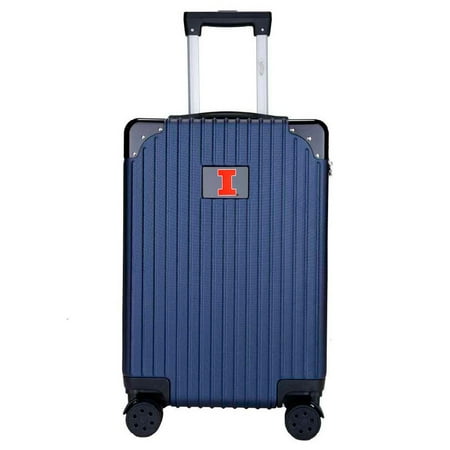 Illinois Fighting Illini Premium 21'' Carry-On Hardcase Luggage - Navy