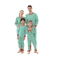 thumbnail image 1 of Elowel Adult Child Matching Christmas Pajamas - Striped Pajama 2-Piece Gift Set, 1 of 3