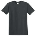 thumbnail image 6 of Gildan Ultra Cotton T-Shirt for Men, Short Sleeve Crewneck Tee, 100% Cotton, Dark Heather, L, 6 of 6