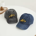 thumbnail image 4 of Gibobby Toddler Baseball Hat Excavator Car Pattern Trucker Hat Adjustable Sun Hat Big Brother Gift for Boys Girls 12-18 Months 1-4T(One Size,BU1), 4 of 4