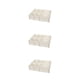 thumbnail image 4 of Injueey Separadores de cajones de amplia aplicación, cajones de cocina, dormitorio, baño y oficina, combinación libre, elegante, blanco, 3 Type1 NO1, 4 of 6