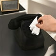 thumbnail image 6 of RYUJNDK Vintage Telephone Design Tissue Box Portable PVC Telephone Styles Tissue Box for Modern Homes and Office Decoration, 6 of 15
