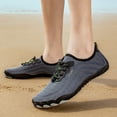 thumbnail image 5 of Hicooer Coolcsea Men’s and Women's Fashion Beach Water Shoes Aqua Socks for Pool Sand Swim Gray, 5 of 5