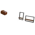 thumbnail image 1 of porta pañuelos,Funda para caja de pañuelos de PP para sala de estar y cocina,Porta pañuelos de PP para casa,oficina,hotel,Estantes de almacenamiento de pared,Estantes flotantes de madera, 1 of 8