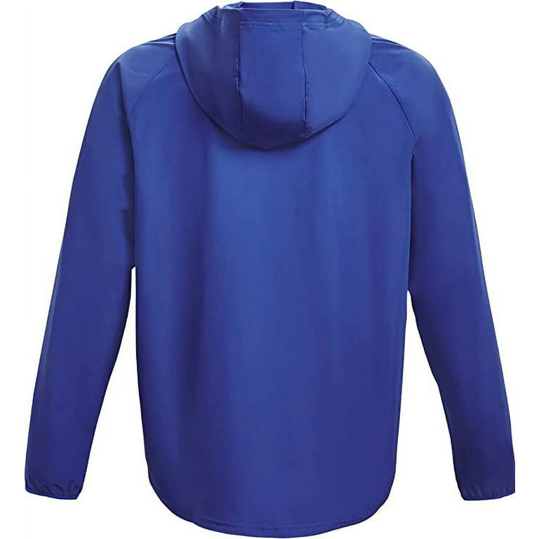 UNTAGE ■ UTG Hooded Blue Jacket (UNISEX) フーディ Under Armour Men's UA Stretch Woven Hooded Active Track Full