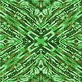 thumbnail image 1 of Ahgly Company Indoor Square Patterned Deep Emerald Green Area Rugs, 7' Square, 1 of 6