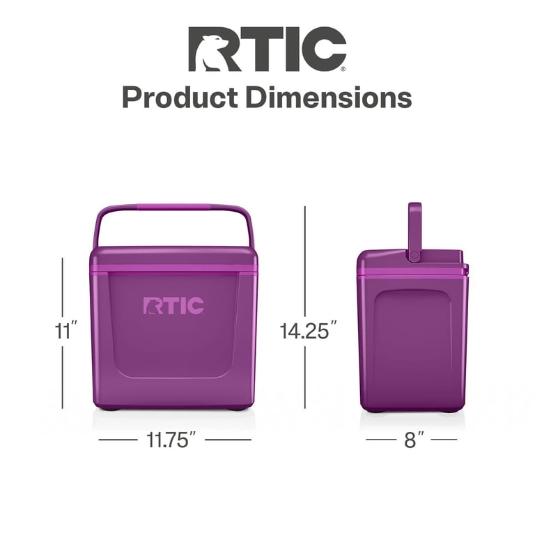 RTIC Road Trip 8 Qt Hard-Sided Personal Cooler, Fits 12 Cans