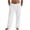 #09 White 【Stock up on Your Favorite Colors】, variant on Men's Casual Beach Pants, Trousers, Elastic Waist Button Bandage Pockets, Lightweight Quick Dry Stretchy, for Vacation Hiking Daily, Summer | AKLJWH,Army Green L