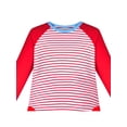 thumbnail image 4 of Robe Fille Manches Longues Broderie Fleur Rouge Rayée Décontractée Coton 4 Ans, 4 of 6