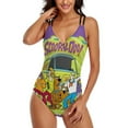 thumbnail image 5 of Scooby Doo Women's One Piece Swimsuits Tummy Control Bathing Suits V Neck Double Straps Swimwear Slimming S, 5 of 8