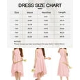 thumbnail image 5 of Sleeveless Solid Girls Flowy Dresses Kids Children Ruffle A-Line Dress, 5 of 5