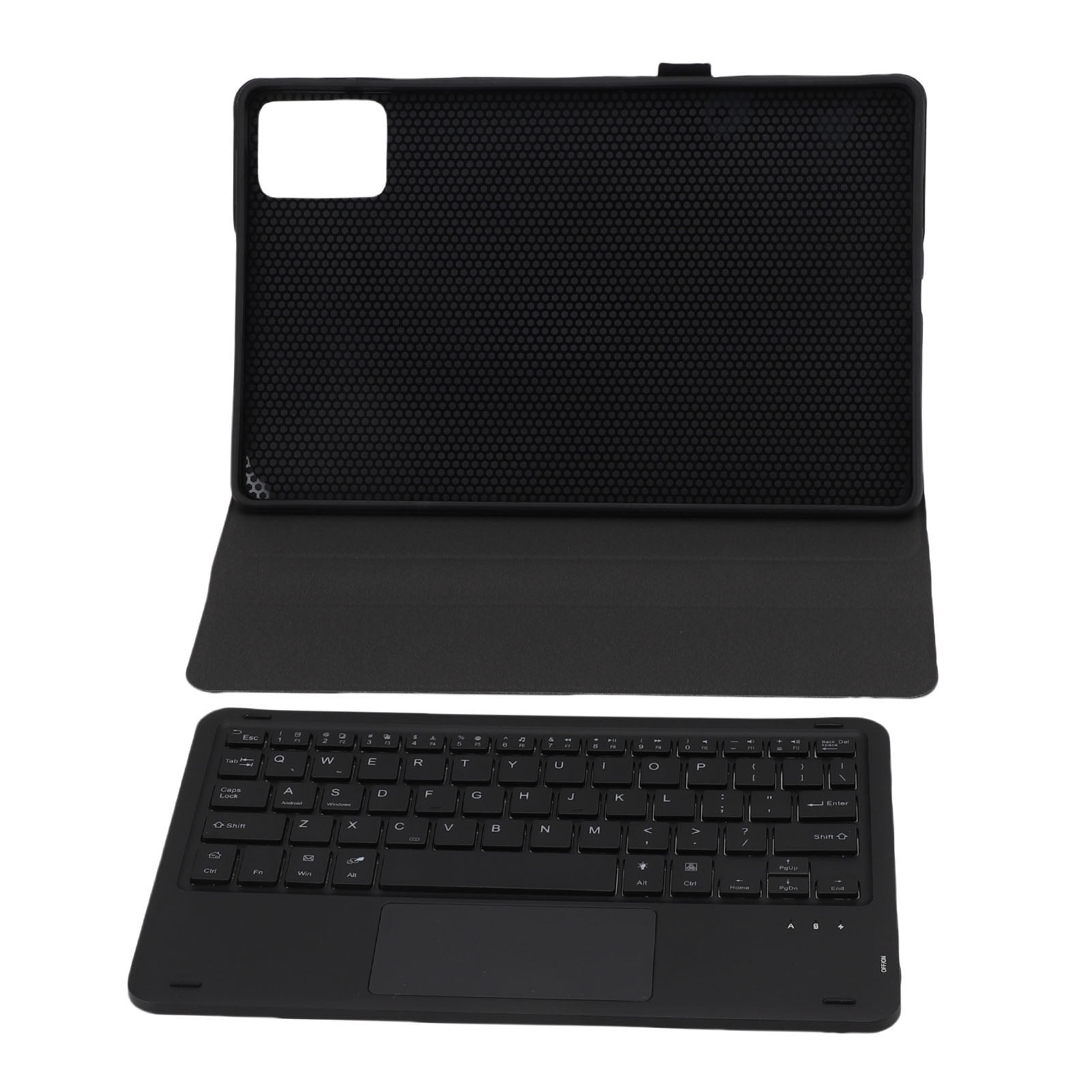 Tablet Keyboard Case, Soft TPU 7 Color Backlit Tablet Case Multi Angle Adjustment with Pen Holder for Tab K11 Plus 11.5 Inch