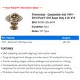 thumbnail image 2 of Thermostat - Compatible with 1999 - 2016 Ford F-550 Super Duty 6.8L V10 2000 2001 2002 2003 2004 2005 2006 2007 2008 2009 2010 2011 2012 2013 2014 2015, 2 of 2