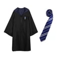 thumbnail image 2 of Traje Académico Disfraz Juego Rol Con Capucha Ropa Fiesta para Y Adultos, 2 of 9