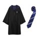 thumbnail image 3 of Bata con capucha capa corbata disfraz para niños y adultos bata bufanda disfraz ropa de fiesta, 3 of 9