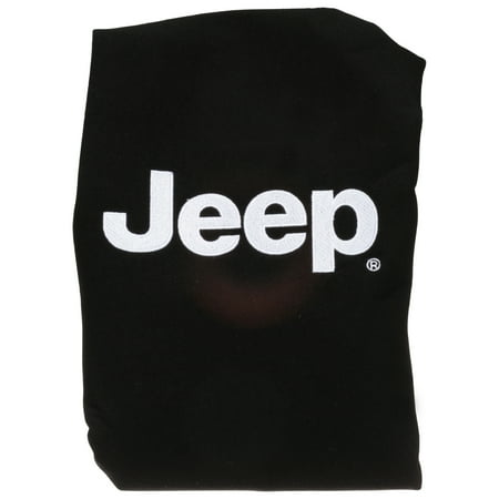 Plasticolor Jeep Text Embroidered Seat Cover