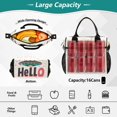 thumbnail image 2 of FORMRS Insulated Lunch Bag for Work School Unisex Large Capacity Cooler with Shoulder Strap, Beige UFO, 2 of 6