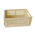 thumbnail image 1 of Abbracc Plastic Storage Basket with Handles Mini for Drawers yellow, 1 of 9