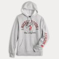 thumbnail image 3 of Disney's Mickey Mouse Mickey Varsity Men's Graphic Hoodie Color: Heather Gray Size: S, 3 of 3