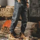 thumbnail image 5 of Pantalones vaqueros masculinos de talla grande, pantalones vaqueros estéticos para hombres, estilo coreano, recto, gráfico, grunge, Y2k, elegante, sexy, gótico, 5 of 5