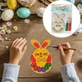 thumbnail image 4 of Easter DIY Wooden Drawing Board Kids Painting Coloring Craft Decoration Easter Rabbit Kids Arts And Crafts Table Diy Crafts for Girls Ages 8-12 Arts And Crafts for Kids 4-6 Boys Diy Crafts for Kids, 4 of 4