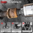 thumbnail image 5 of 25 Pcs Broken Bolt Screw Cap Extractor,Damaged Bolt Extractor Set for Removing Broken Studs Bolts Socket Screws, 5 of 5