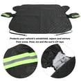 thumbnail image 3 of Car  Ice Snow Cover, Windscreen Frost Protector Covers Dustproof Black Protective 5 Layers with Magnets Edges for Cars, 3 of 7