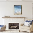 thumbnail image 2 of Stupell Industries Water Waves Blue Ocean Shore Coastal Painting Gold Floater Framed Art Print Wall Art, 2 of 6