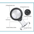 thumbnail image 5 of 2 in 1 Hands Free Giant Reading Magnifier with LED Light 22.2 x 13.5 x 2cm, 5 of 5
