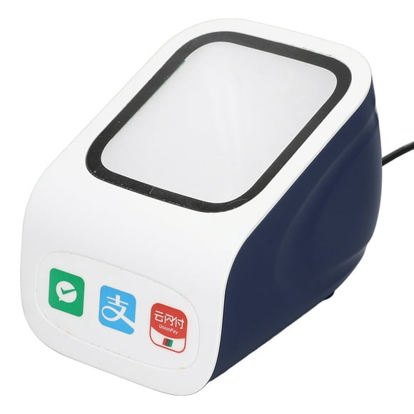 Desktop QR Barcode Scanner, Desktop Barcode Scanner Large Window Plug And Play Simple Operation With USB Interface For OS X For