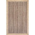 thumbnail image 2 of nuLOOM Tapis de Jute Eleonora Tissé à la Main, 4' x 6', Gris, 2 of 4