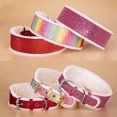 thumbnail image 6 of Pet Artist Glitter Wide Dog Collars Warm Plush Padded Necklace for Pets Beagle Bulldog M-XL, 6 of 14