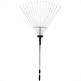 thumbnail image 4 of Garden Rake, Telescopic Rake Adjustable Folding Grass Leaves Rake Garden Clean Tool, 4 of 8