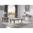 thumbnail image 3 of ACME Elozzol Coffee Table in Marble and Antique Bronze, 3 of 4