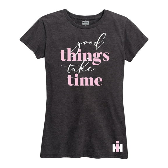 Case IH - International Harvester Good Things Take Time - Women's Short Sleeve Graphic T-Shirt