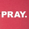 thumbnail image 5 of Wild Bobby Pray. Inspirational/Christian Women Tri-Blend Racerback Tank Top, Vintage Red, Medium, 5 of 5